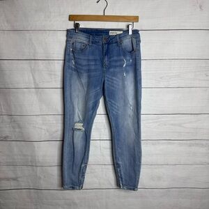 Pistola Distressed Blue Acid Wash Size 31